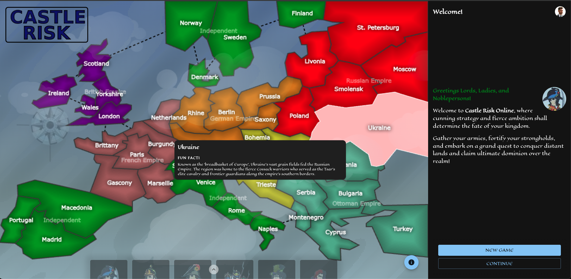 Castle Risk Online logo